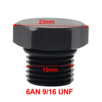 Aluminum 6AN Block Off Cap ORB Plug Male Fitting Adapters