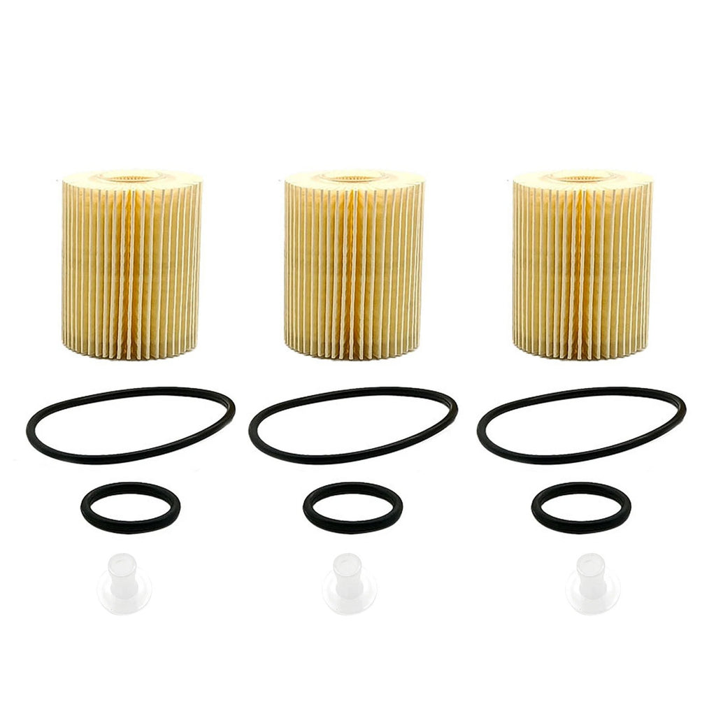 3X Oil Filter WIX 57173 for Toyota 4Runner, Lexus GS200T, RC300 (2014–2020)