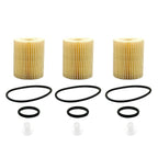 3X Oil Filter WIX 57173 for Toyota 4Runner, Lexus GS200T, RC300 (2014–2020)