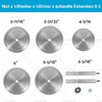 Hub Seal Installer Kit for Class 7 8 Trucks Trailers (61850)