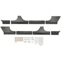 Set of 4 Rocker Guards for Jeep Wrangler JK JKU (2007–2018)