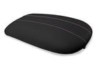 Leather Console Lid Armrest Cover for Ford Expedition (1997–2002) Pink Stitch