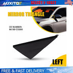 Set of 10 ABS Black Left Mirror Corner Molding Fender Trim for Hyundai Tucson (2016–2020)