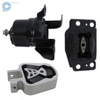 3X Engine Motor & Trans Mounts for Ford Fusion (2013–2020) 2.5L Auto