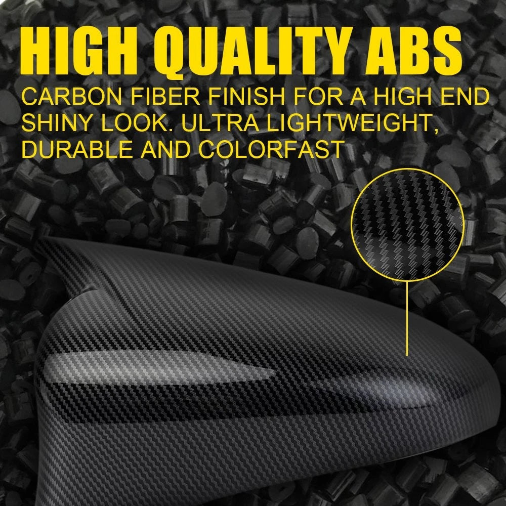 M Style Carbon Fiber Mirror Cover Cap for Lexus GS GSF ES RC RCF LS IS (2013–2020)