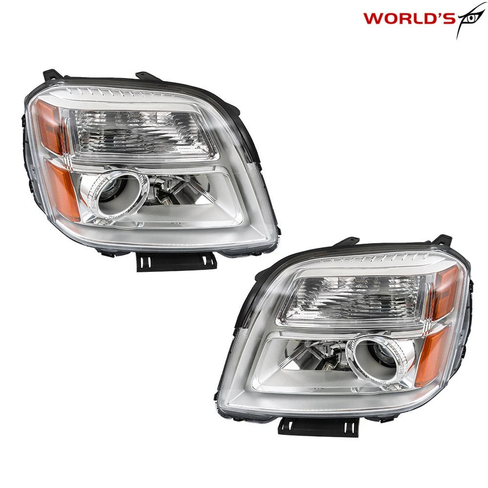 Set of 2 Headlight Projector Halogen for GMC Terrain (2016–2017)