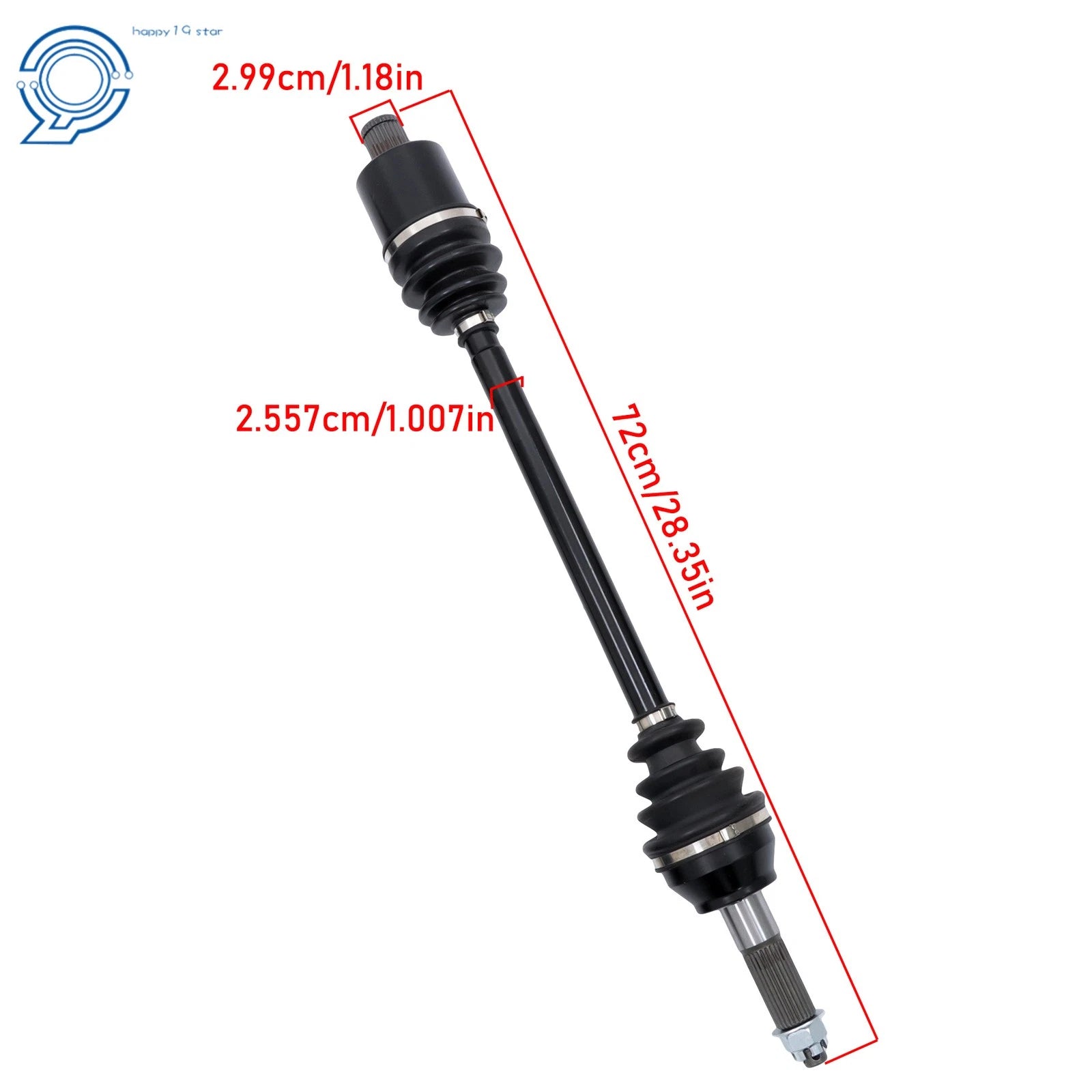Set of 4 CV Joint Axles for Polaris Ranger XP 570 Crew (2016)