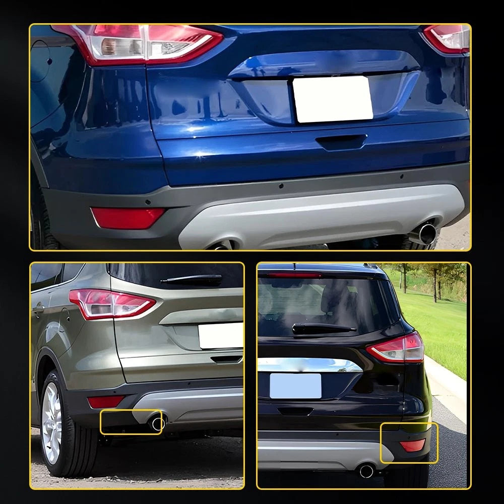 Pair Rear Bumper Reflector Light Lamp for Ford Escape (2013–2019)