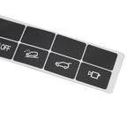 DASH Button Stickers for BMW X5 (2006–2013)