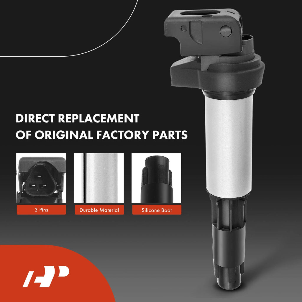 Set of 8 Ignition Coils & Iridium Spark Plugs for BMW E53 X5 (2003–2006)