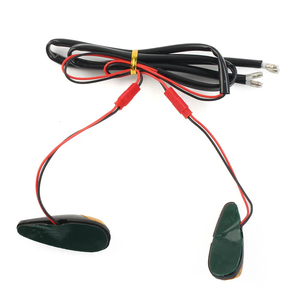 12V Yellow Motorcycle Turn Signal Indicator Blinker Mini Lights