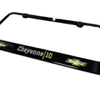 License Plate Frame Premium with Gold Bowtie for Chevrolet Cheyenne (2001–2005)