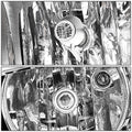 Pair Chrome Housing Amber Corner Headlight/Lamp for VW Jetta Mk6 (2011–2018)