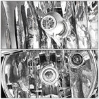 Pair Chrome Housing Amber Corner Headlight/Lamp for VW Jetta Mk6 (2011–2018)