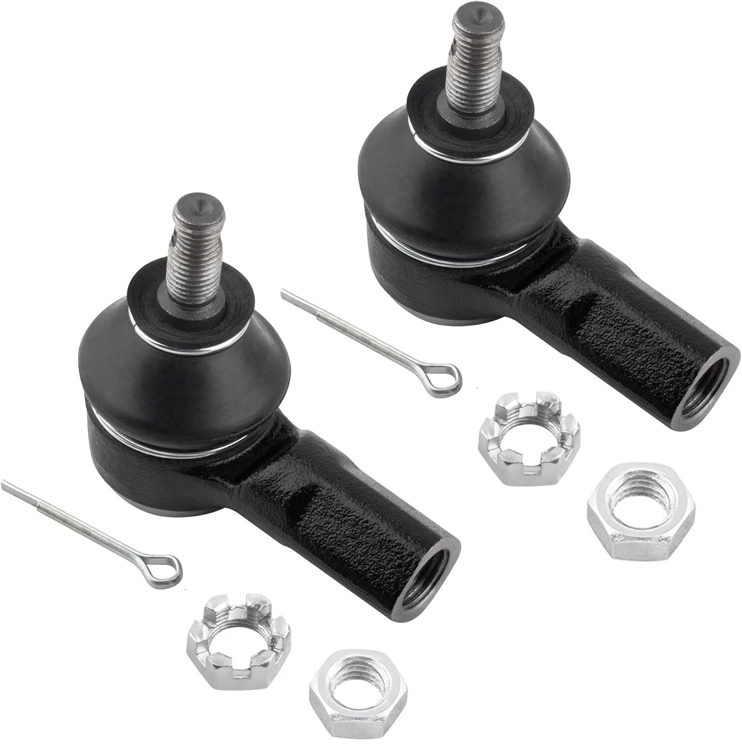 Front Outer Tie Rod End Pair for Honda Civic CRV (2002–2005)