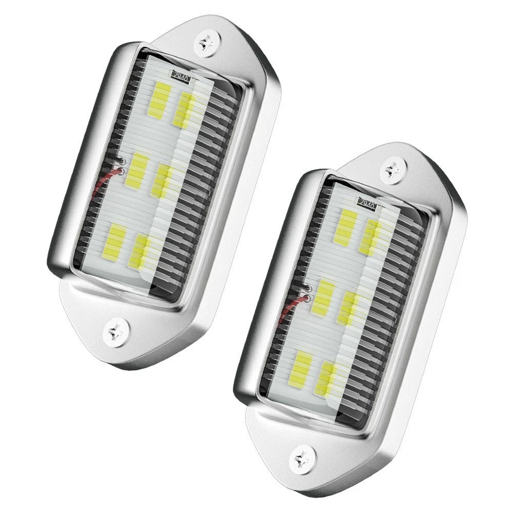LED License Plate Lamp 6SMD for Cars RVs Trucks (Waterproof)