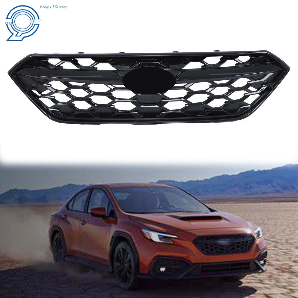 Front Bumper Grille for Subaru WRX (2022–2024) Gloss Black