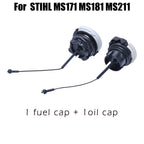 Oil & Fuel Tank Cap Set for MS171 MS181 MS211 MS241 (Outdoor)