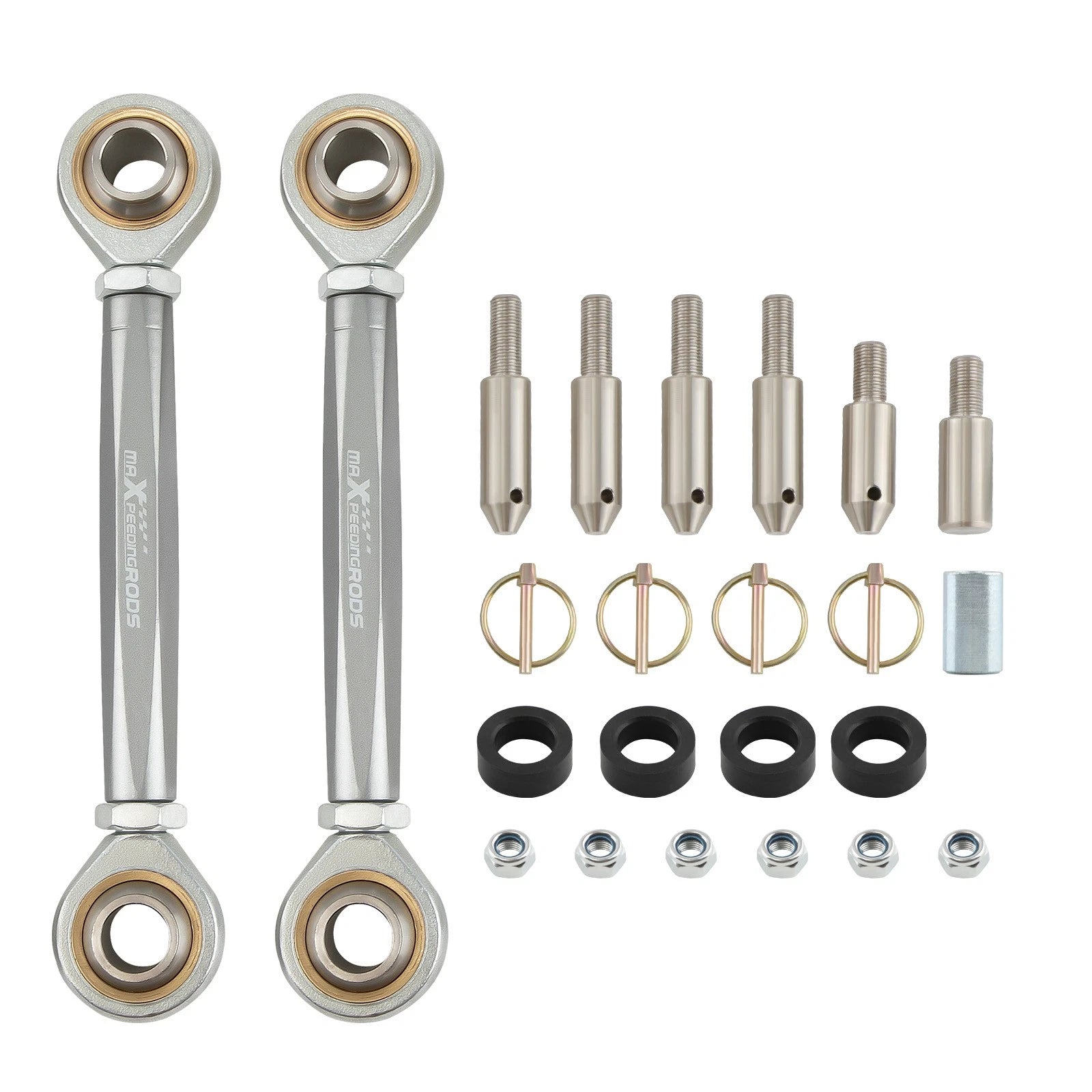 Adjustable Front Sway Bar Links for Jeep Wrangler JK JKU (2007–2021)