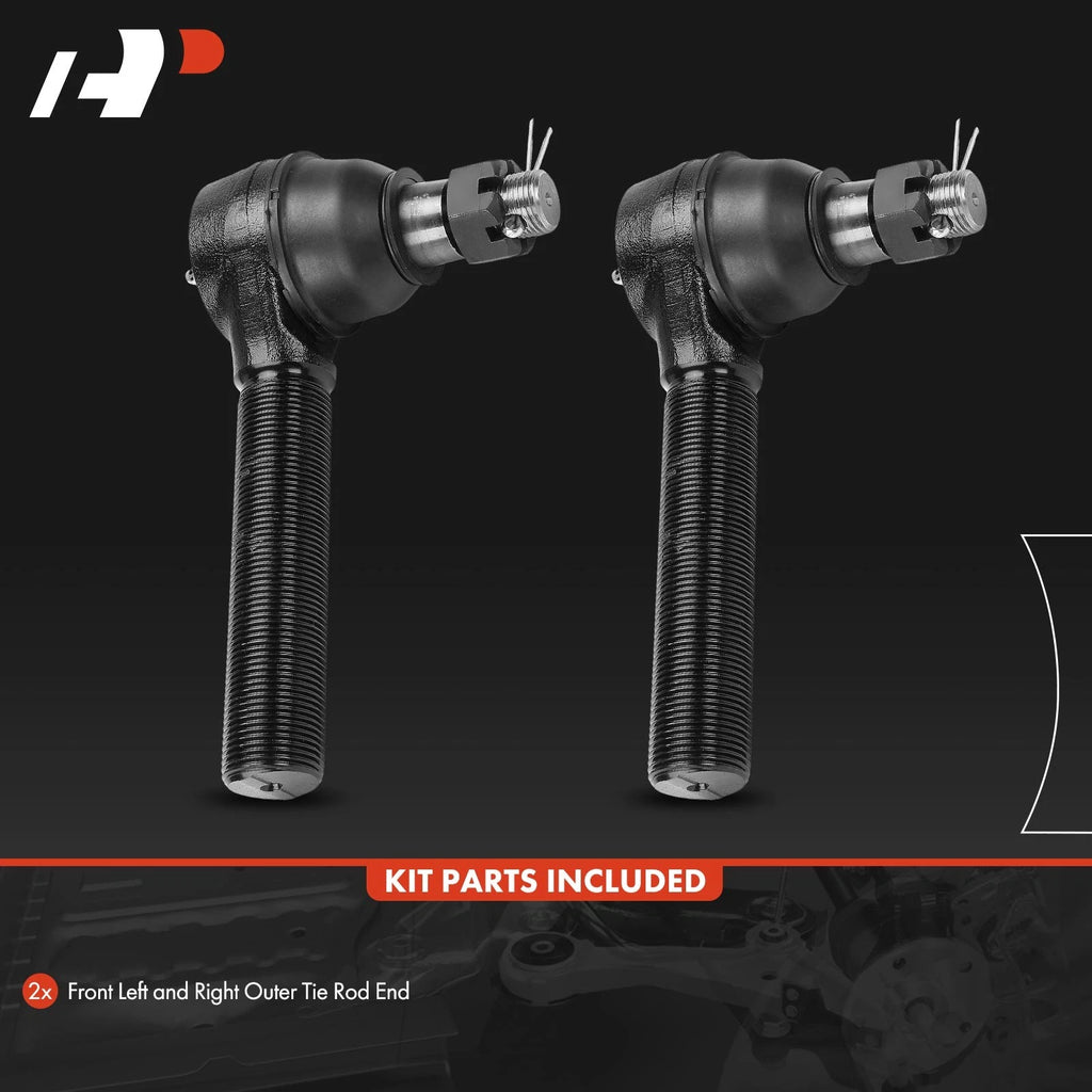 2X Front Outer Tie Rod End for Chevrolet T6500 (2000-2009)