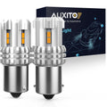 2X Amber 1156 LED Light Bulbs for Turn Signal Backup (Universal)