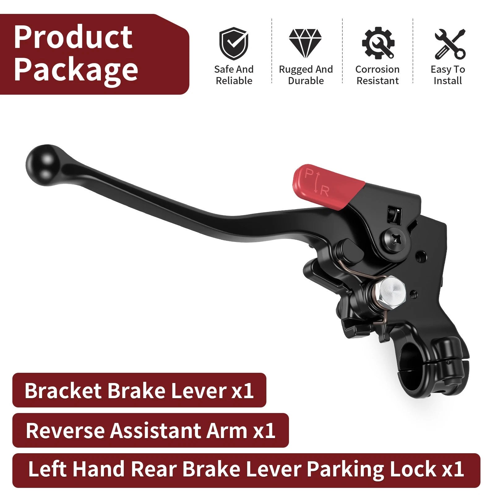 Rear Brake Lever Assembly for Honda Rancher 420 FA FE1, Foreman 500 FE (2015–2019)