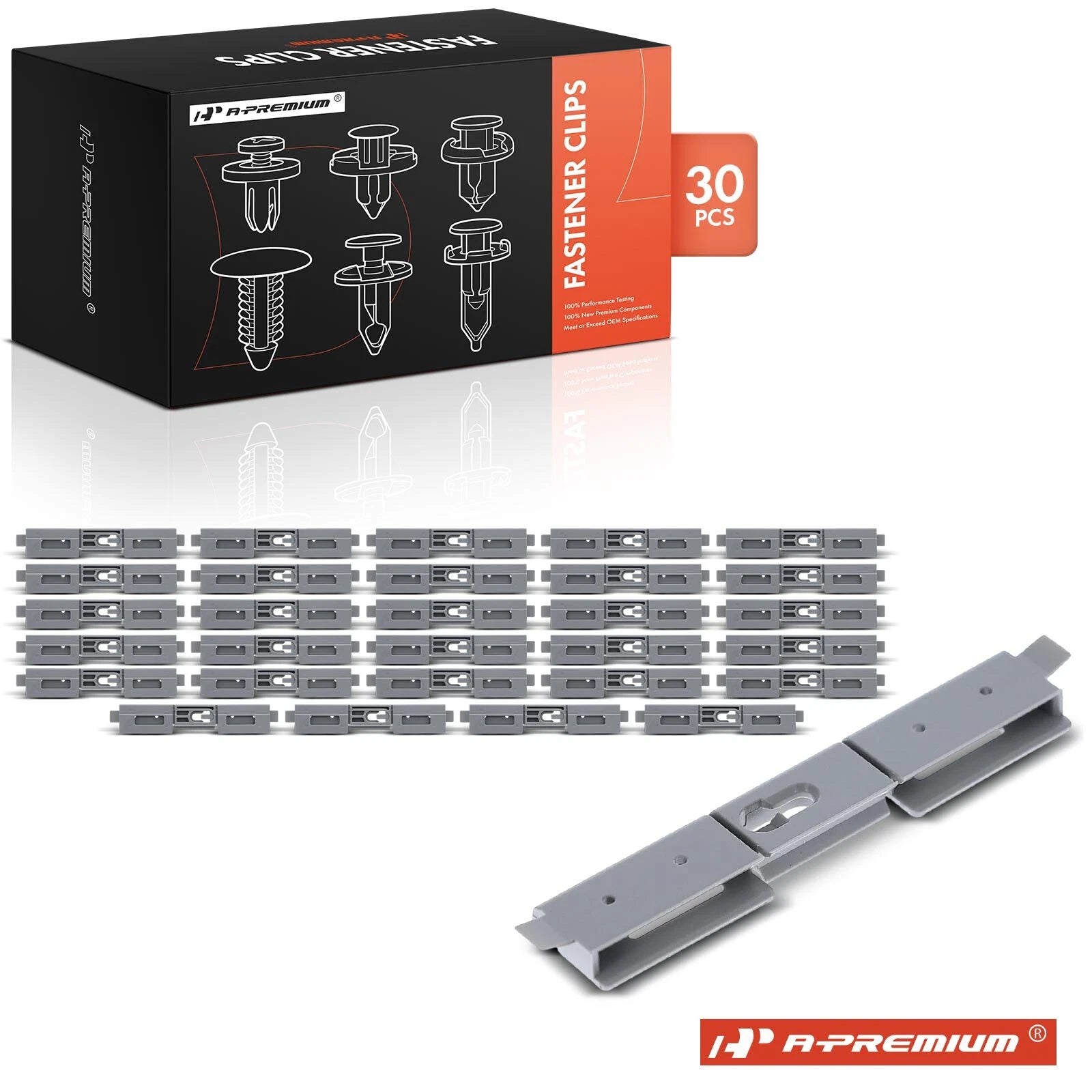 30x Nylon Windshield Moulding Clips for Honda Accord 