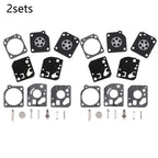 Set of 2 Carburetor Carbon Repair Kit for Zama RB-29 26cc 30cc Trimmer