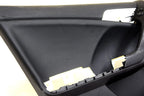 Set of 2 Door Panel Insert Cards for Acura TSX (2009–2014) - Black Leather