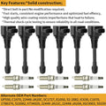 6X Ignition Coil + 6X Spark Plug for Nissan Maxima V6 3.5L (2009–2019) UF550 C1670