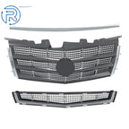 Complete Front Grille Set with Chrome Accent for Cadillac CTS (2008-2011)