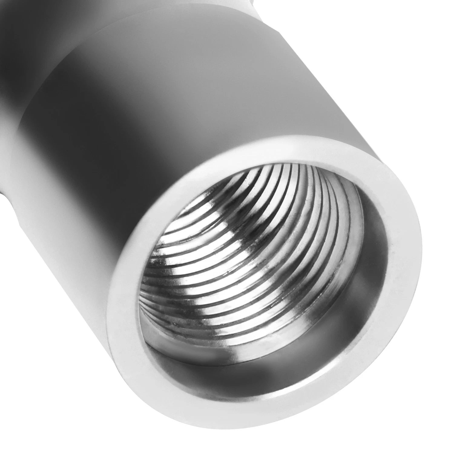 Spherical Teardrop Shift Knob for Universal Fit (Aluminum, Silver)
