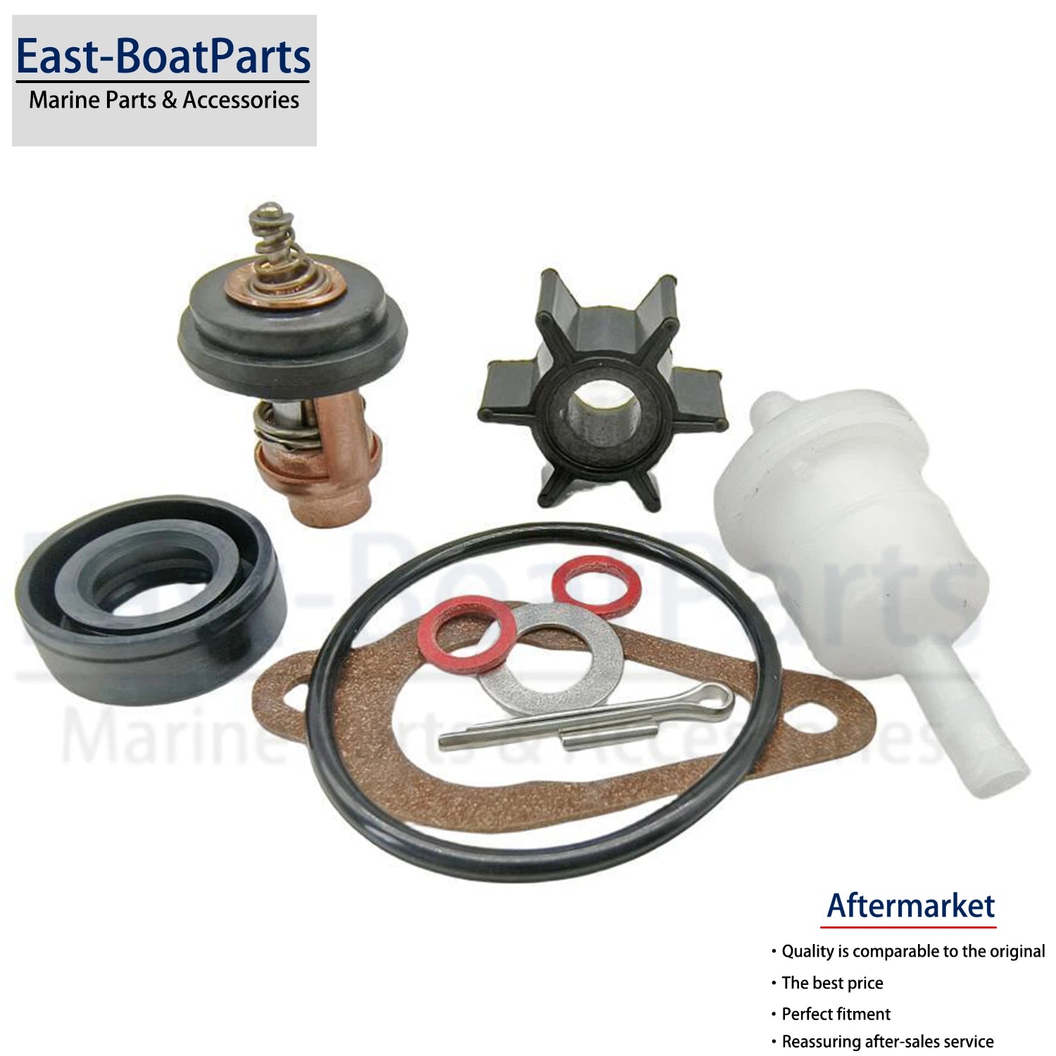 Fuel Filter Kit for Tohatsu Nissan 4-6 HP Outboards (369-02230-0)