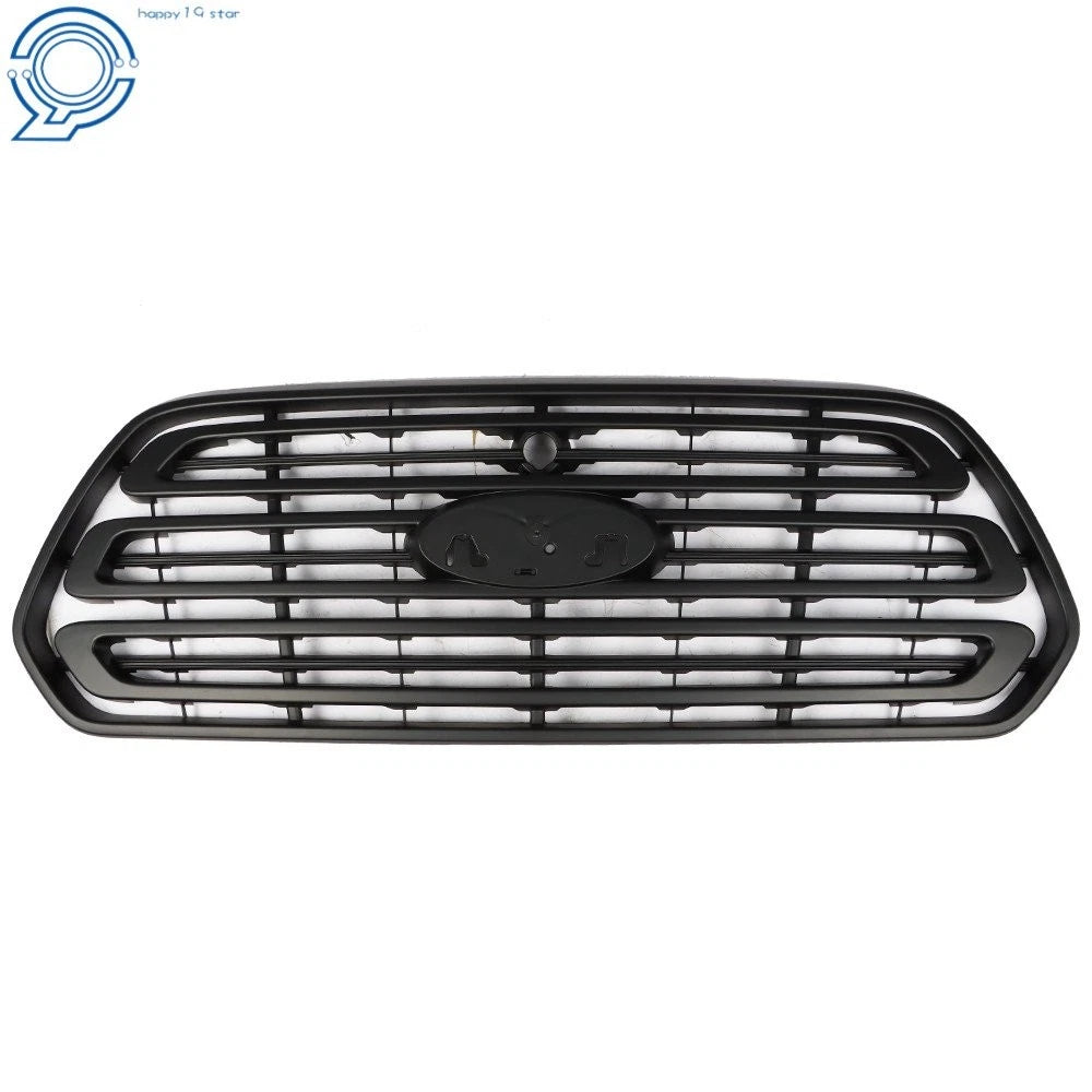Front Bumper Grille for Ford Transit 150 250 350 (2015–2019) Black with Camera Hole