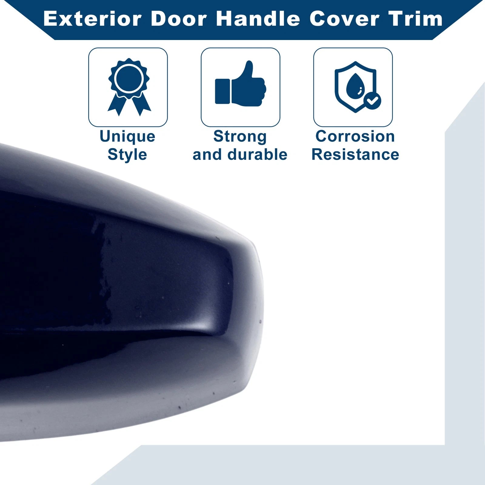 Exterior Door Handle Cover Trim for BMW X1 X2 X5 F15 X6 F16 (2014–2019) Deep Blue