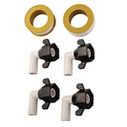 Rotatable Barb Elbow & Straight Swivel Adapters for Easy Installation
