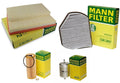 Mann Oil Air Carbon Cabin Fuel Filter Kit for Benz W202 C220 C230 C280 C36 AMG (1994–2000)