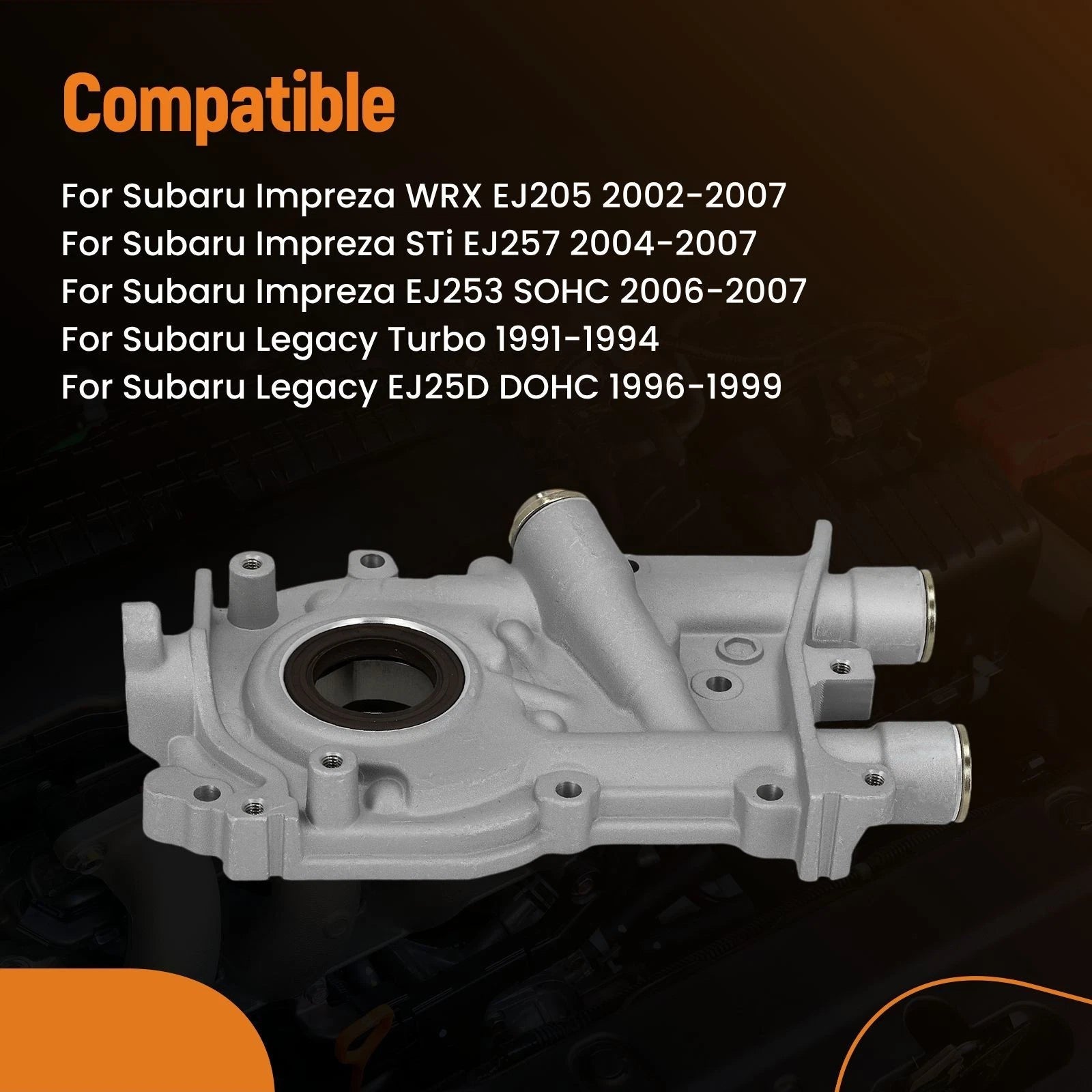 Aluminum Engine Oil Pump for Subaru Legacy/Outback (1991–2009) 15010-AA360