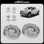 2X Wheel Center Hub Caps for Ford F-350 DRW 4x4 (2005–2018)