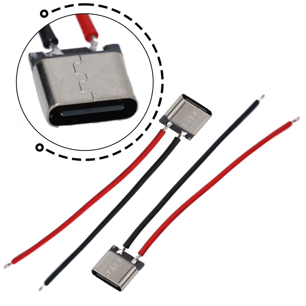 Set of 10 USB 2.0 Female Socket Power Cables for Multiple Devices