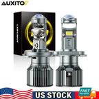 AUXITO H4 9003 LED Headlight Bulbs Kit for High/Low Beam (80000LM)