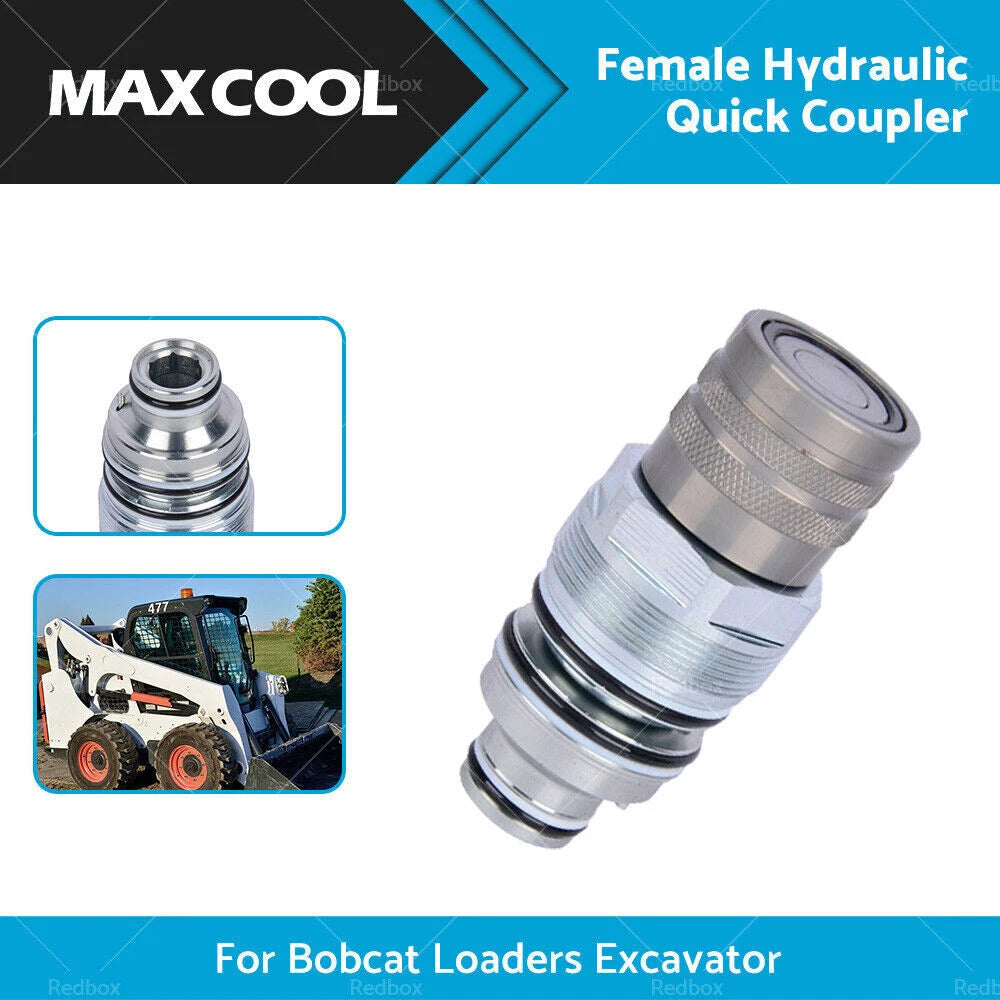 Hydraulic Female Flat Face Quick Coupler for Bobcat (6680018)