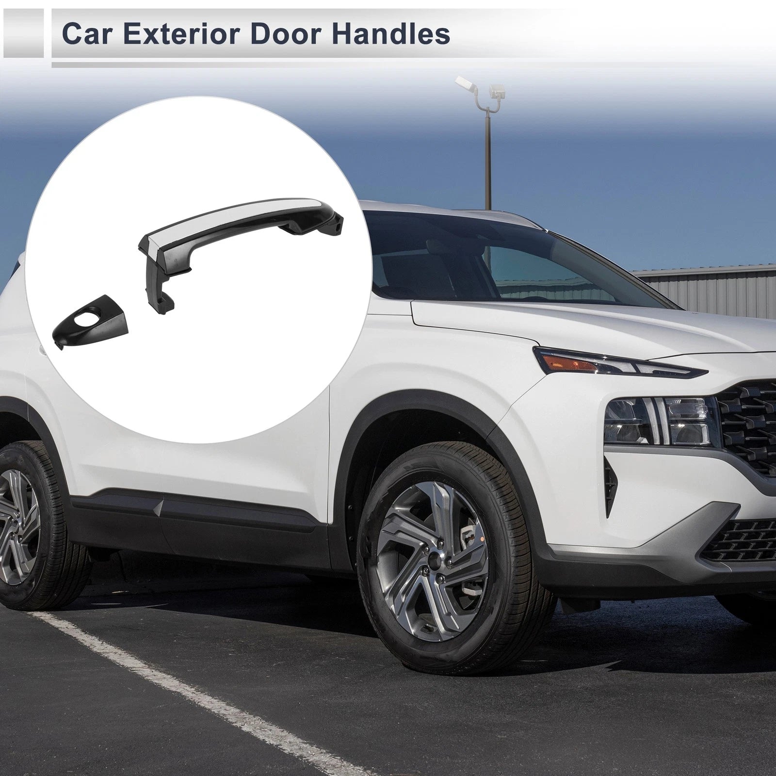 Front Left Door Handle for Hyundai Santa Fe (2007–2012) No. 826512B000