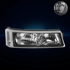 Bumper Lights for Silverado/Avalanche (2003–2007) Black Housing Clear Corner