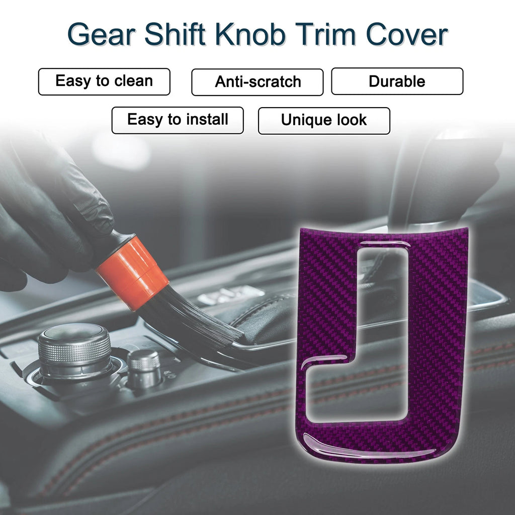 ABS Gear Shift Knob Cover Decal for Subaru Impreza (2012–2014) Purple