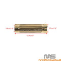 1'' Hand Grips for Harley Honda Suzuki Kawasaki Chopper Cafe Racer - Brass