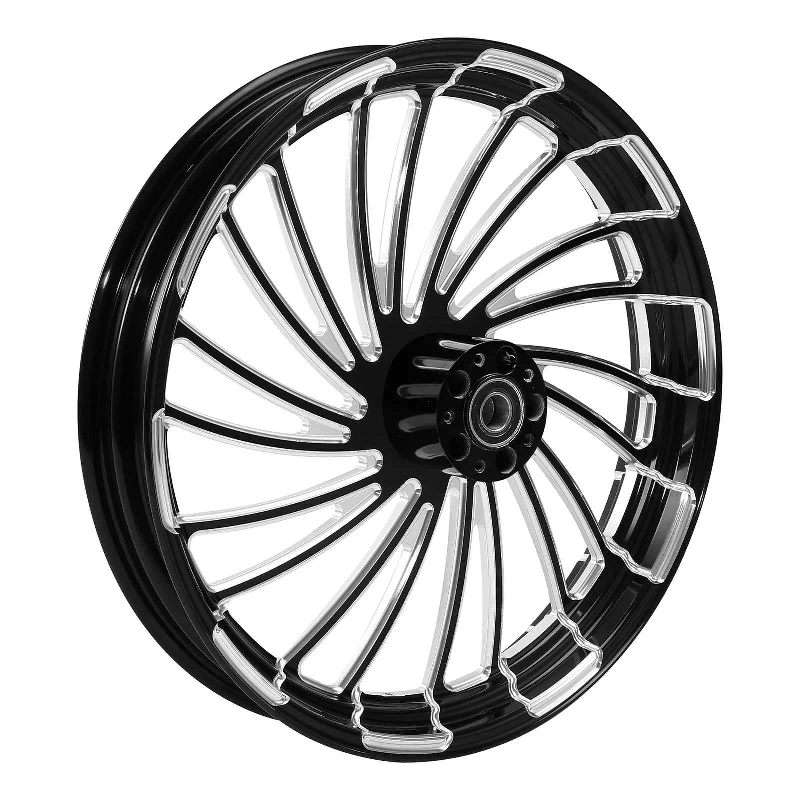 ABS 26" Front Wheel Rim Dual Disc Hub & Fender for Harley Road Glide (2008–Present)