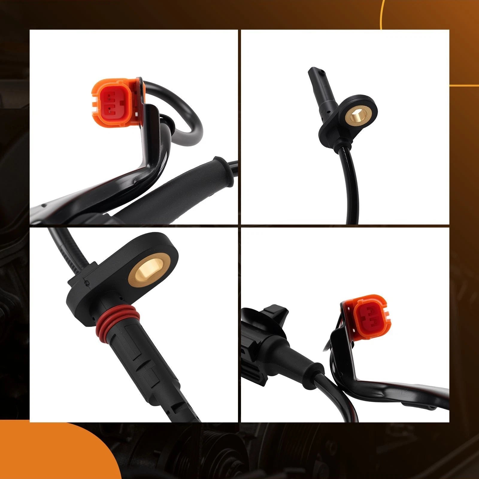 Set of 4 ABS Wheel Speed Sensors for Honda CR-V (2002–2006)