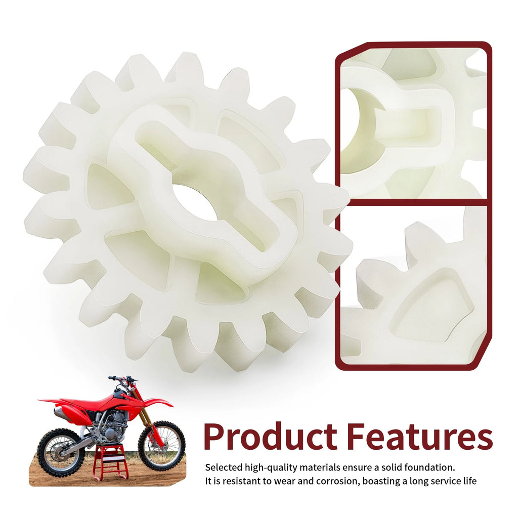 2X Oil Pump Driven Gear 18T 15133-KRN-670 for Honda CRF250R/CRF250X (2004–2017)