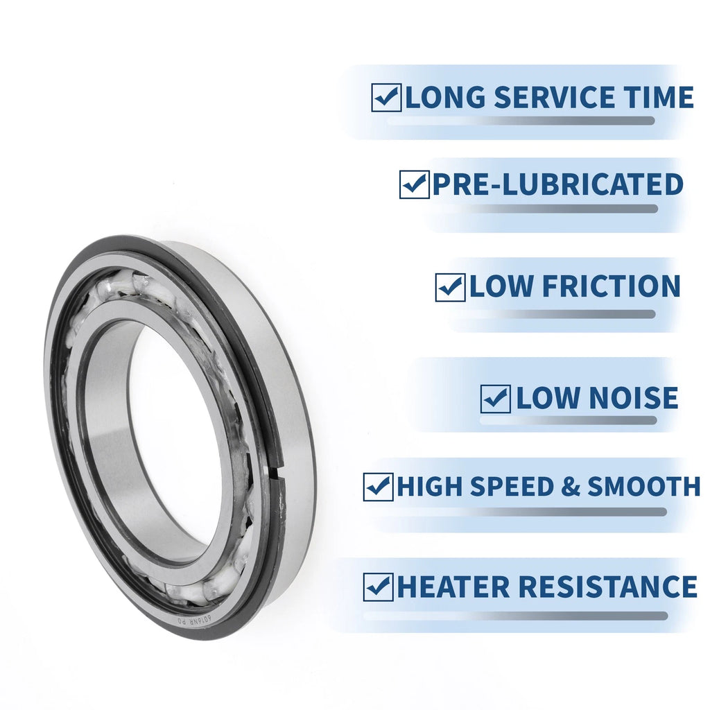 Deep Groove Ball Bearing 6016NR for Scooter Skateboard Wheel (80x125x22mm)